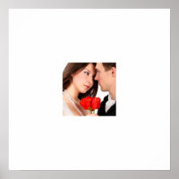 Wedding Photo Guests Sign Borders Poster