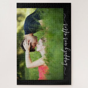 Wedding Photo Happily Ever After  Jigsaw Puzzle