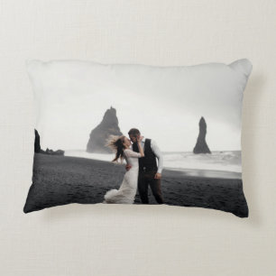Wedding Photo Memory Newly Weds Keepsake Accent Pillow