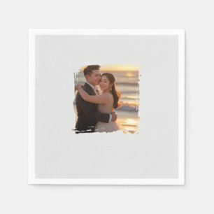 Wedding Photo Napkin