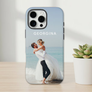 Wedding Photo Personalized Name Keepsake Gift iPhone 16 Pro Max Case