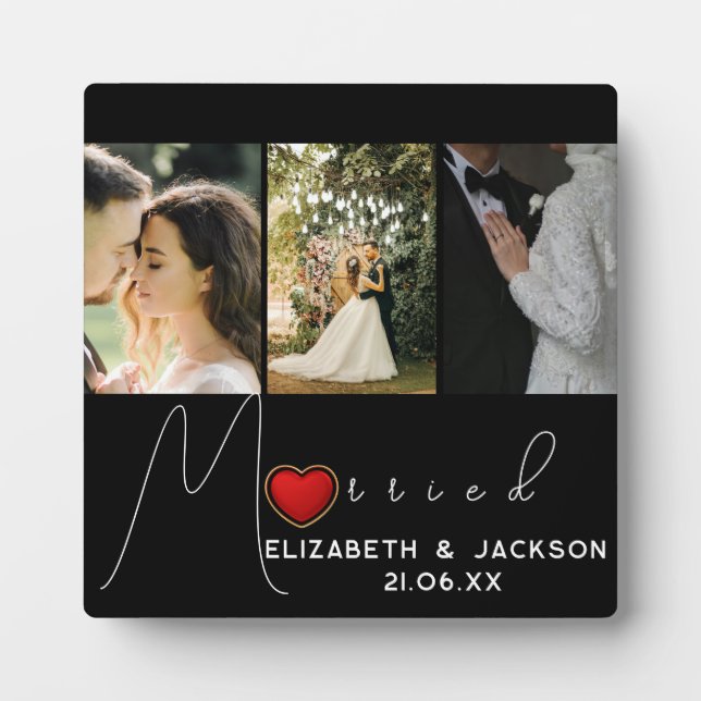 Wedding Photo Plaque (Front)