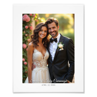Wedding Photo Print | White Border
