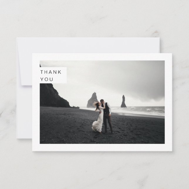 Wedding Photo Thank You Card (Front)
