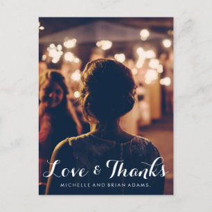 Wedding Photo Thank You Card