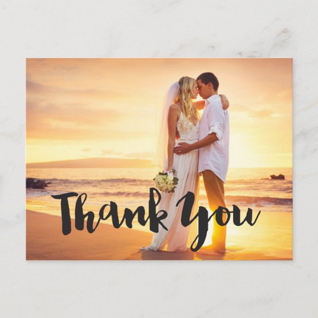Wedding Photo Thank You Cards/ Postcards (Front)