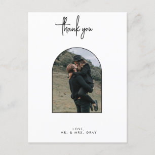 Wedding Photo Thank You Post Card