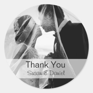 Wedding Photo Thank You Sticker