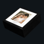 Wedding Photo Wood Keepsake Gift Box<br><div class="desc">An elegant personalized wedding photo wood lacquered keepsake box. Replace this photo with your own favourite wedding photo.</div>