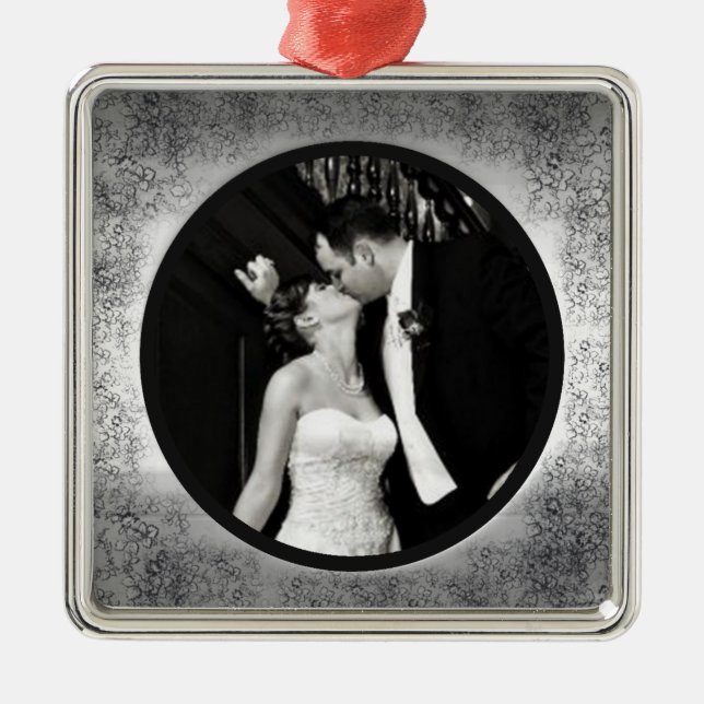Wedding Photograph Ornament (Front)