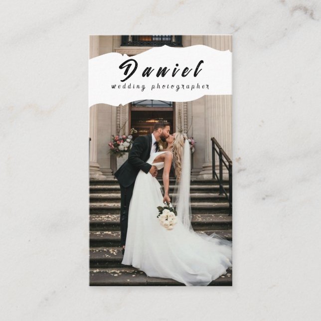 Wedding Photographer Business Card (Front)