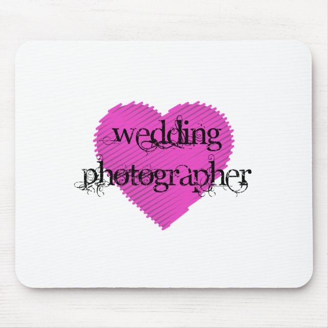 Wedding Photographer Mouse Pad (Front)