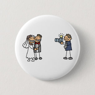 Wedding Photographer Photography Wedding Pictures 2 Inch Round Button