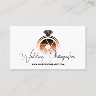 Wedding Photographer v2 (aged & with Camera Flash) Business Card