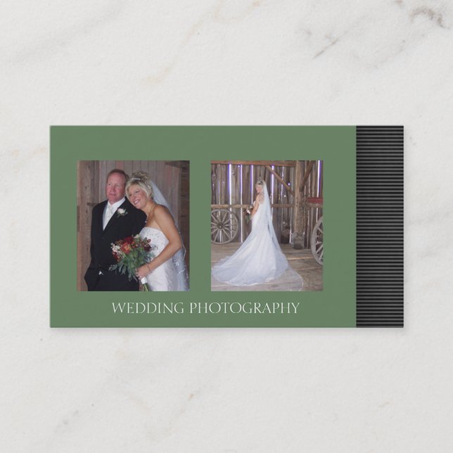 Wedding Photography Business Cards (Front)