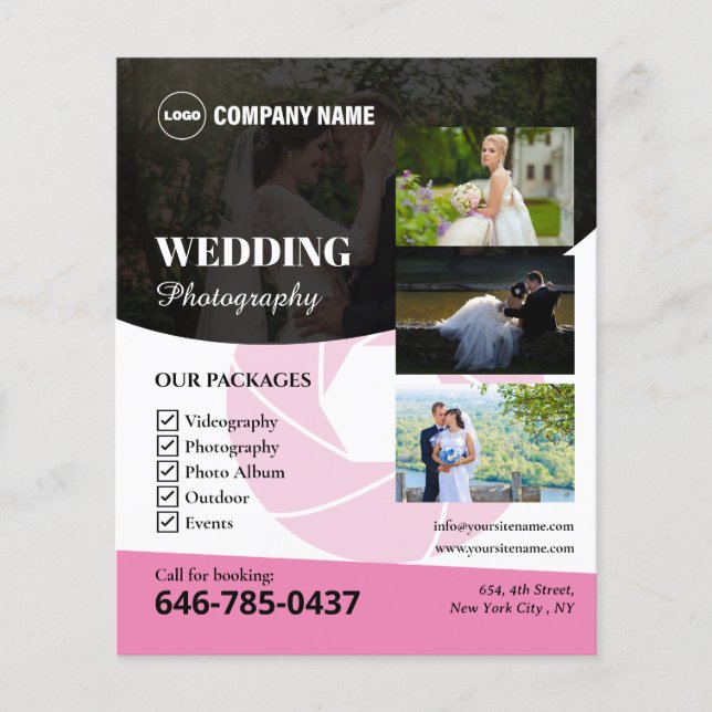 Wedding Photography Custom Flyer (Front)