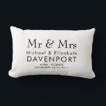 Wedding Pillow Template<br><div class="desc">A commemorative wedding pillow template</div>