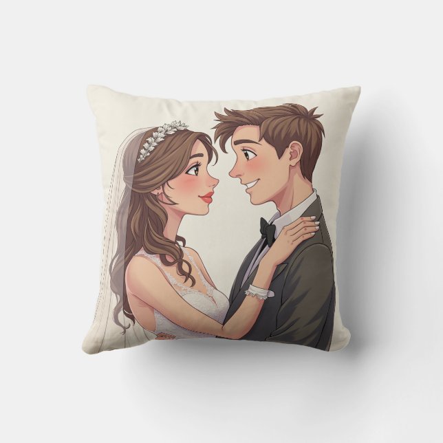 Wedding Pillows cushion (Back)