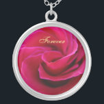 Wedding Pink Rose necklace Bridal Flower Girl<br><div class="desc">Forever necklace Weddings Love Bridal COLORFUL ROSE FLOWER Sterling Silver NECKLACE gifts, Rose Floral Necklaces, gifts for Women. Bookmark this site for great gift ideas all year! GETTING A GIFT? COMBINE several products. Calendars, Greeting Cards, Stamps, Postage Stamps, custom Invitations, envelops, Postcards, Tote Bags, Aprons, Mugs, Mousepads, gel mouspads, Keychains,...</div>