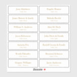 Wedding Place Card Guest Names Table Number Gold<br><div class="desc">Easy to personalize,  names and table numbers / individual wedding place card table numbers and names.</div>