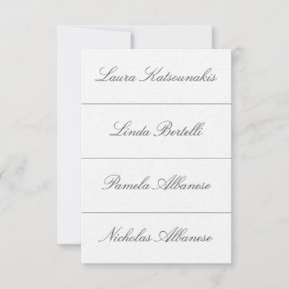 Wedding Place Cards