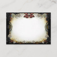 Wedding Place Cards Halloween BLANK
