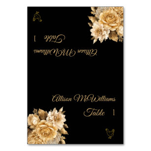 Wedding Place cards-Poultry Icon-Neutral Bouquet Table Number