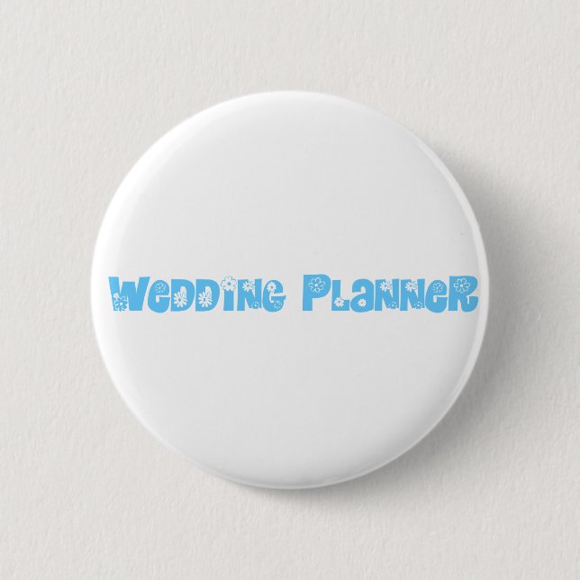 Wedding Planner 2 Inch Round Button (Front)
