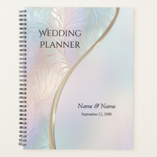 Wedding planner Abstrait moderne Iridescente