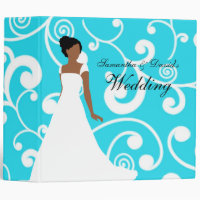 Wedding Planner African American Bride Turquoise