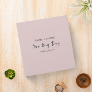 Wedding Planner Binder Custom Name Date Gift