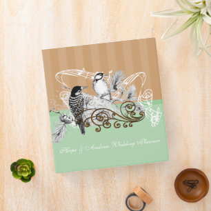 Wedding Planner Binder Vintage Love Birds