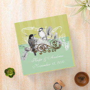 Wedding Planner Binder Vintage Love Birds