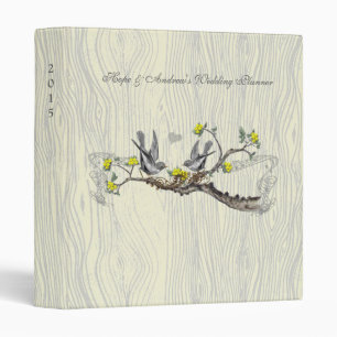 Wedding Planner Binder Vintage Love Birds