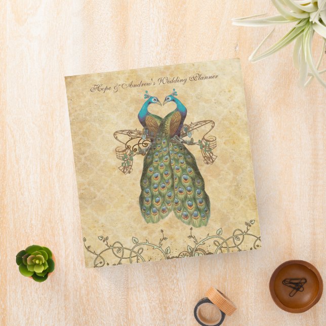 Wedding Planner Binder Vintage Love Birds (In Situ)
