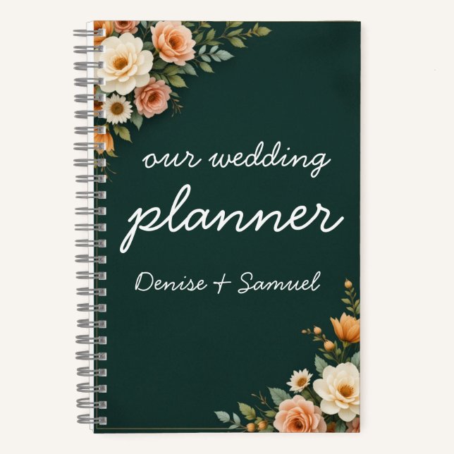 Wedding Planner, Bridal Shower, Wedding Planner Bo Notebook (Front)