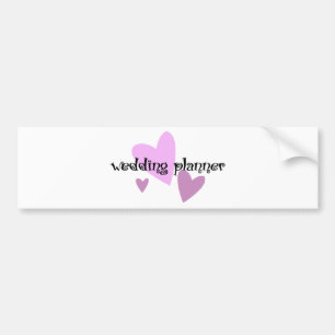 Wedding Planner Bumper Sticker