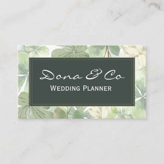 Wedding Planner Business Card (Front)