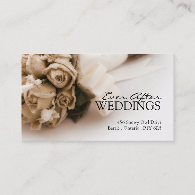 Wedding Planner Business Card (Front)