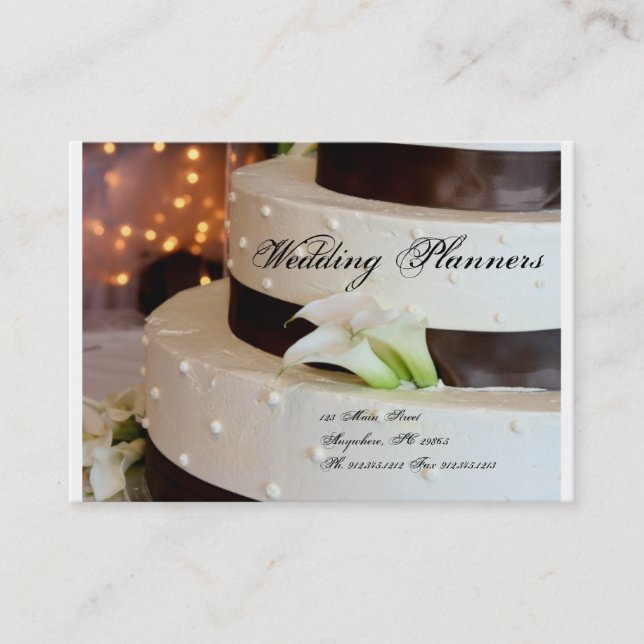 Wedding Planner Business Card (Front)