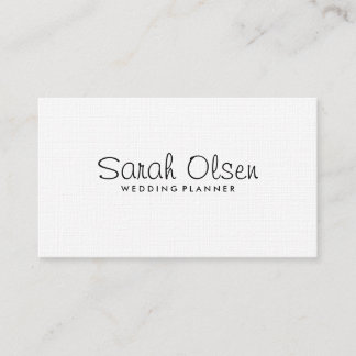 Wedding planner - cartes de visite