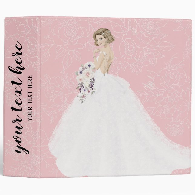 Wedding Planner choose background colour Binder (Front/Spine)
