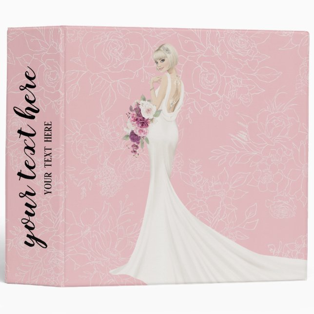 Wedding Planner choose background colour Binder (Front/Spine)