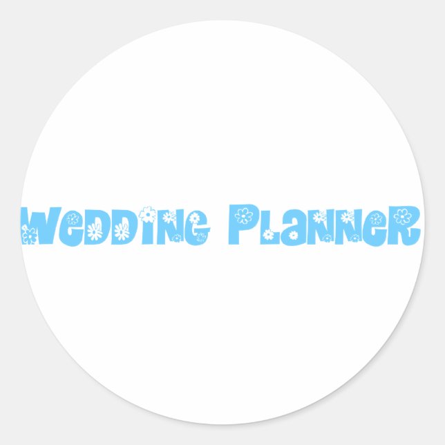 Wedding Planner Classic Round Sticker (Front)