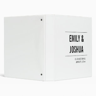 Wedding planner custom template album binder