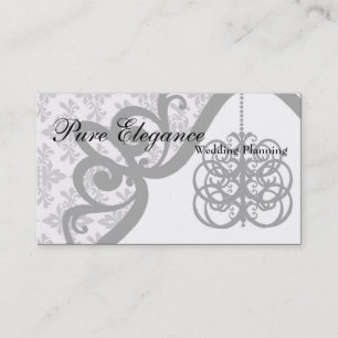 Wedding planner Damask Carte de visite