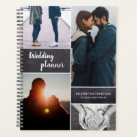 Wedding planner engagement photo collage