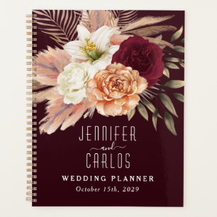Wedding planner floral rustique