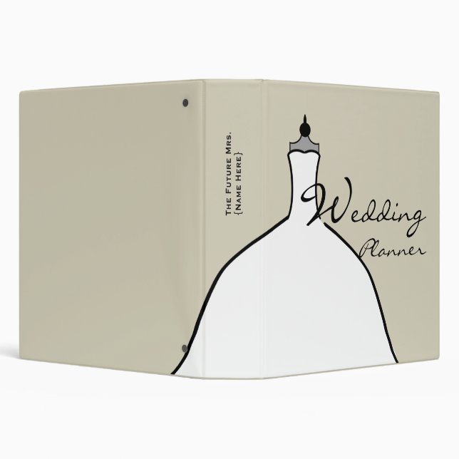 Wedding Planner - Full Wedding Dress Binder (Background)