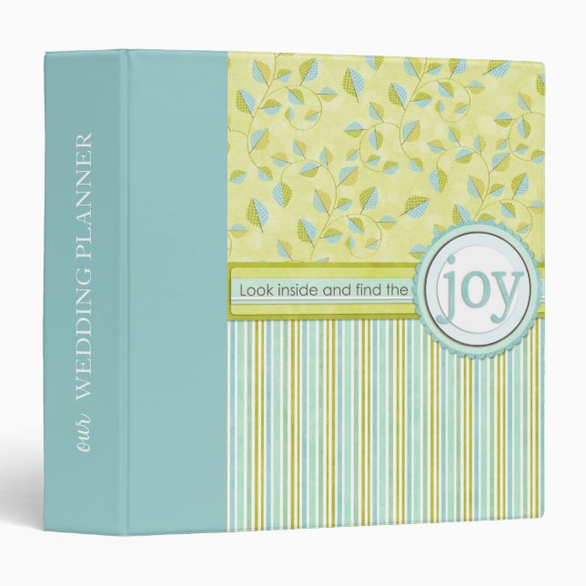 Wedding Planner Keepsake Binder (Front/Spine)